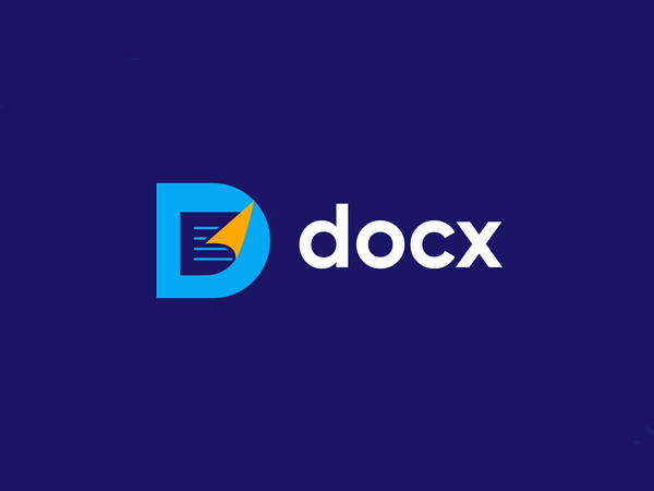 Letter D docx Logo Concept by Md Shihab Uddin Free Font