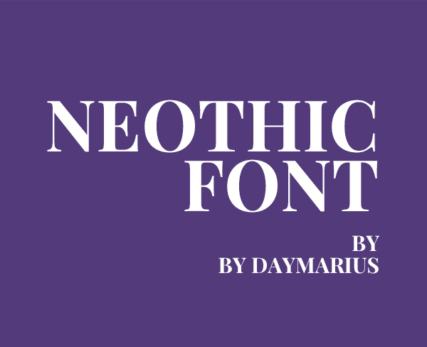 Neothic Free Logo Font