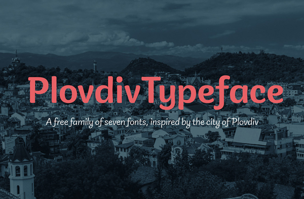 PlovdivTypeface Free Logo Font