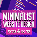 Post Thumbnail of Minimalist website design: pros and cons