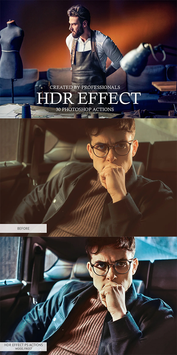 HDR Effect Photoshop Actions