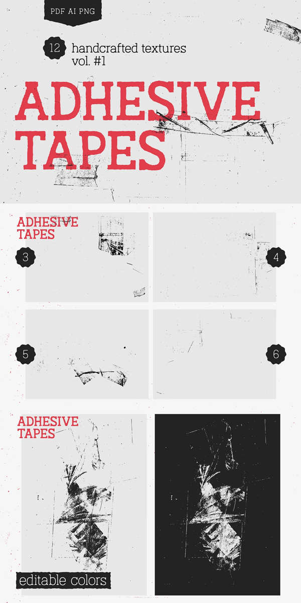 Adhesive Tapes Texture Pack