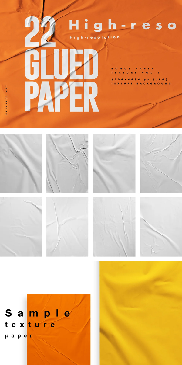 Glued Paper V2 Texture Background