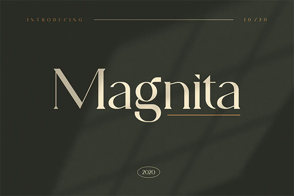 Magnita Serif Free Logo Font