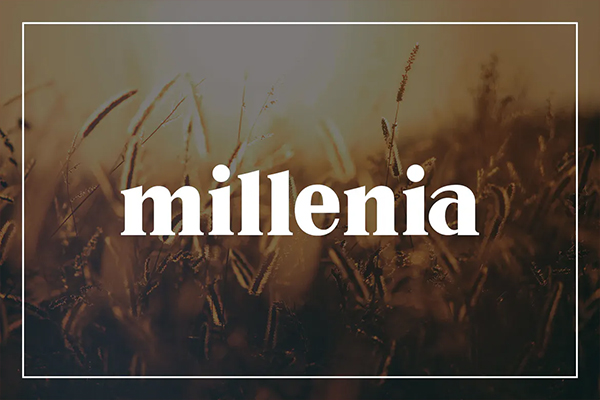 Millenia Free Logo Font