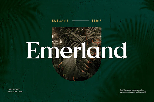 Emerland Free Logo Font