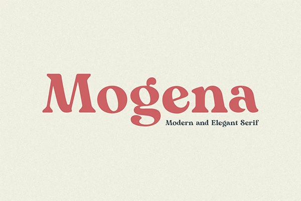 Mogena Free Logo Font