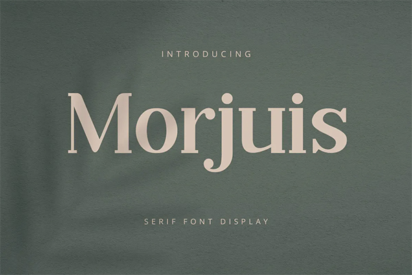 Morjuis Free Logo Font