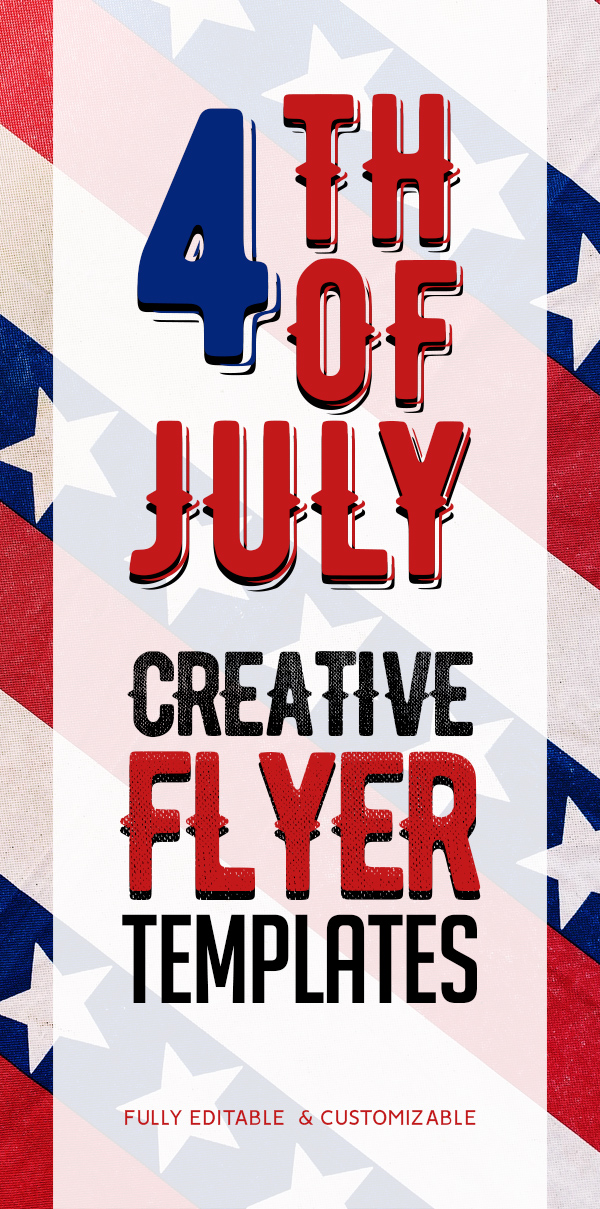 4th of July Creative Flyer Templates