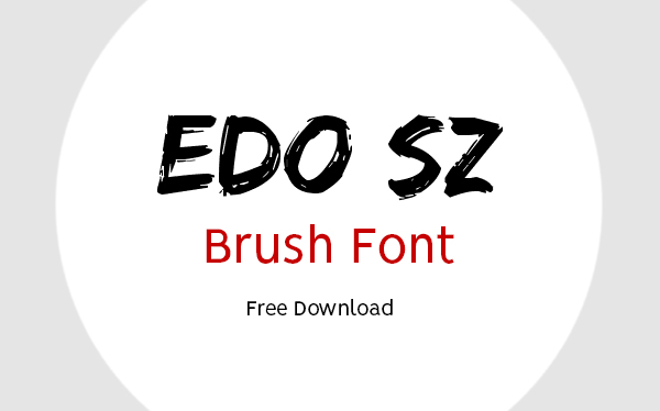 Edo SZ Free Font