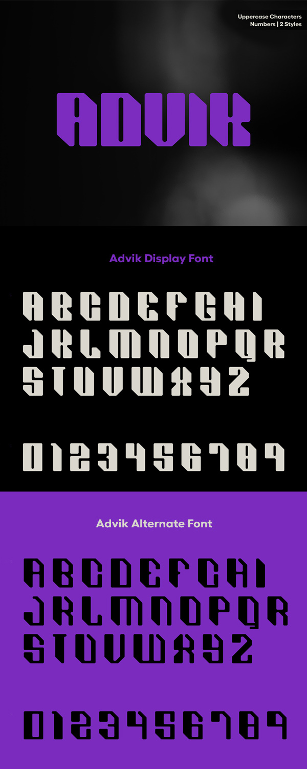 ADVIK Free Font