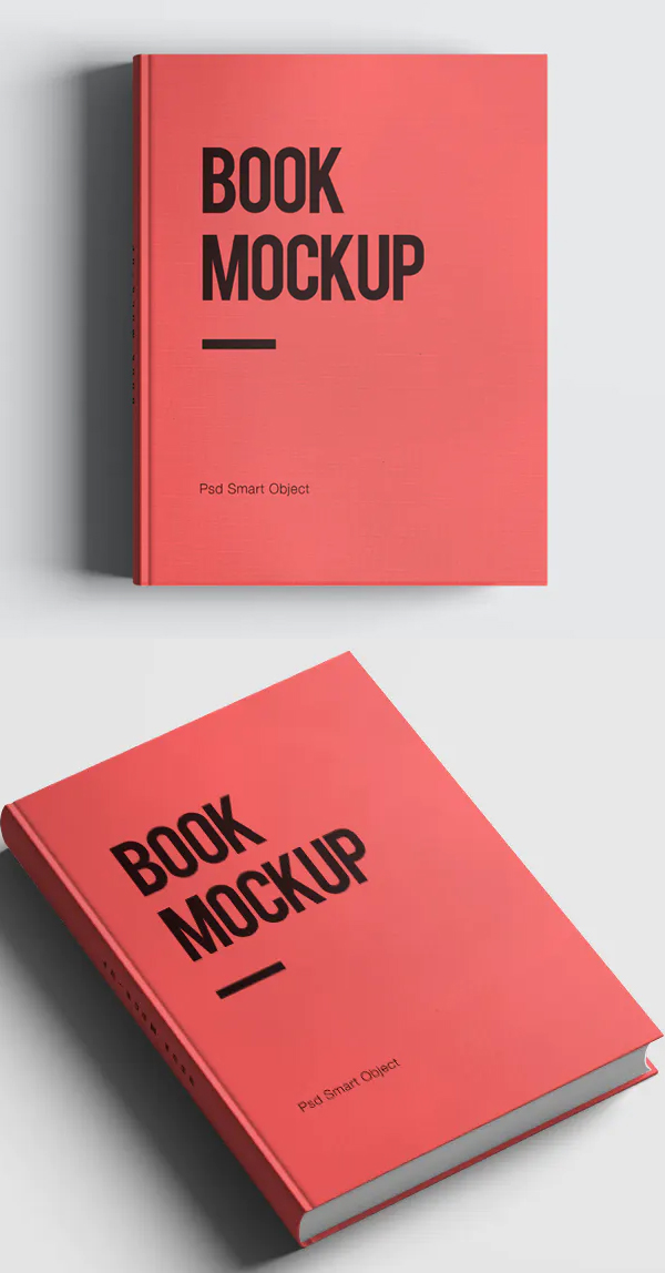 Perfect Hard Cover Book Mockup