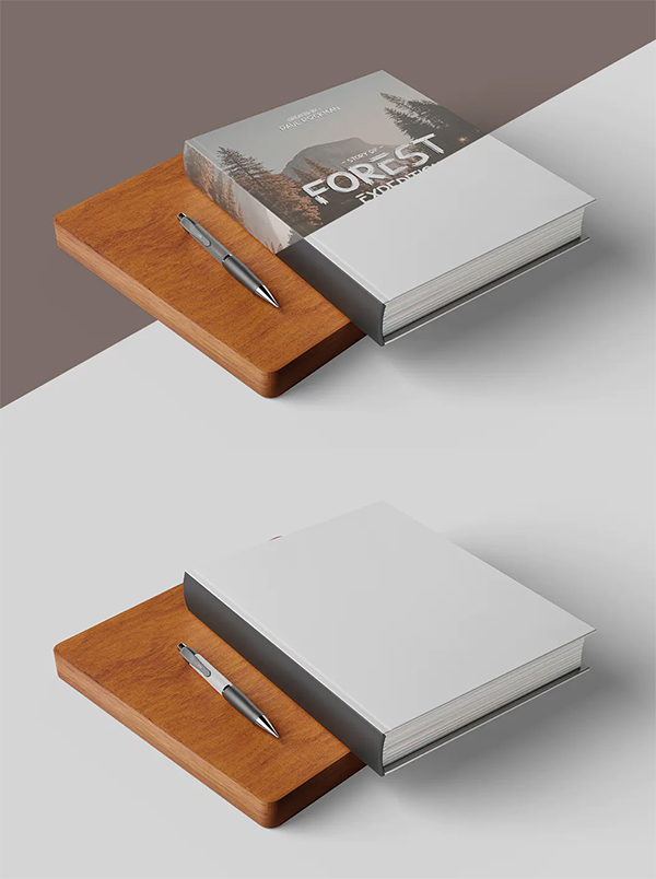 Forest Book Cover Mockup
