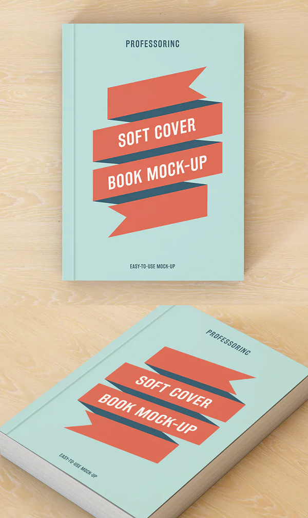 Best Soft Cover Book Mockup