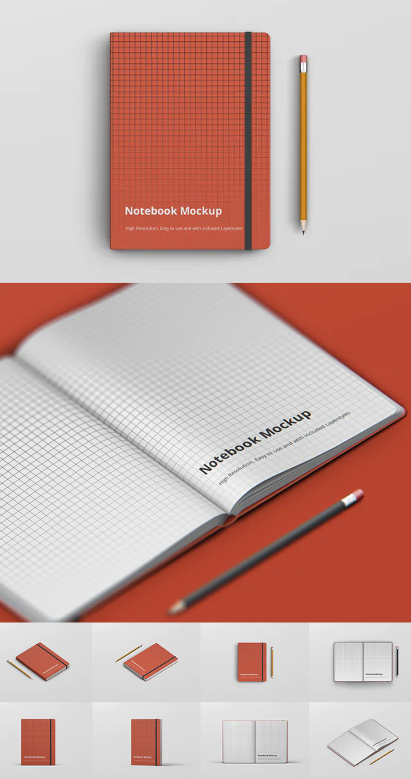 Awesome Notebook Mockup