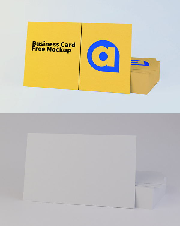 Free Business Card Mockup PSD Download