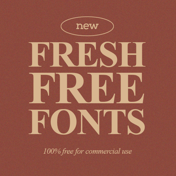 Fresh Free Fonts (20 New Fonts For Designers)
