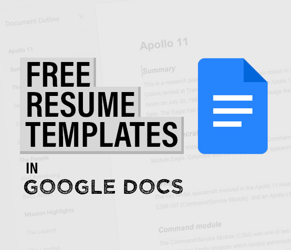30+ Free Resume Templates in Google Docs That Will Make Your Life Easier