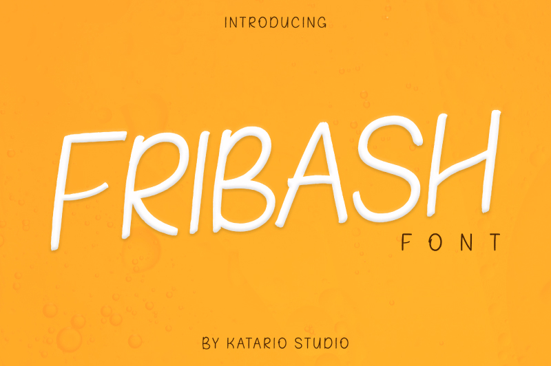 Fribash Free Font
