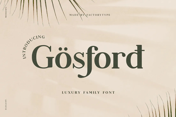 Gosford Font