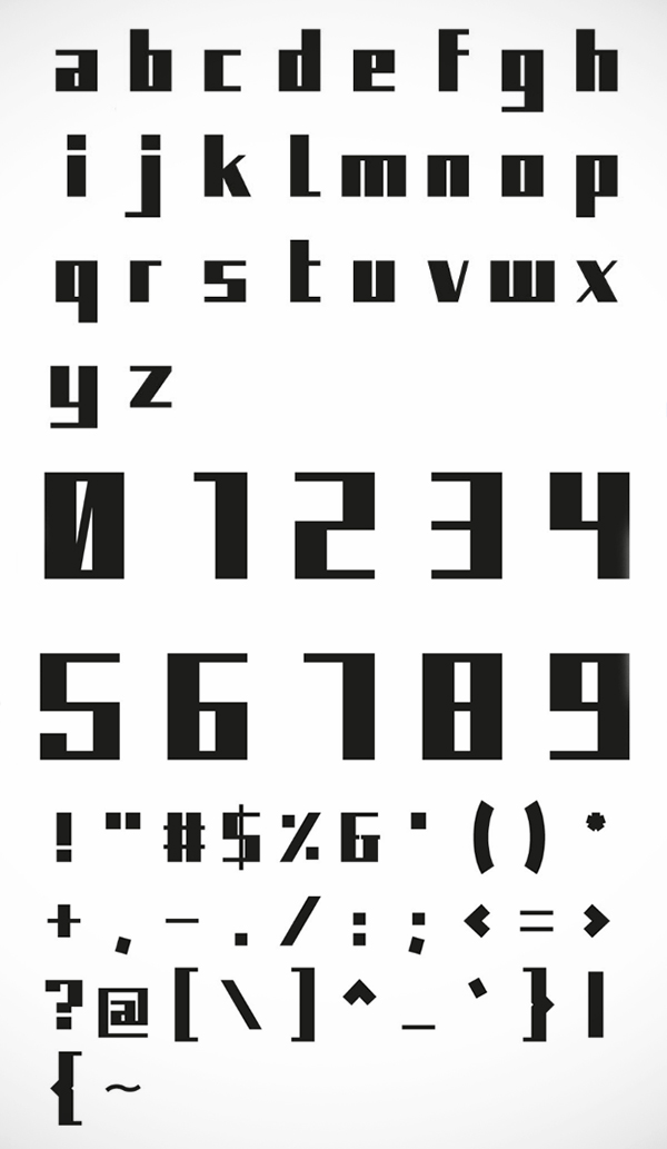 Kiyo Font Letters and Numbers