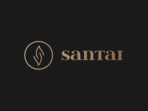 Santai Tea House Logo Design