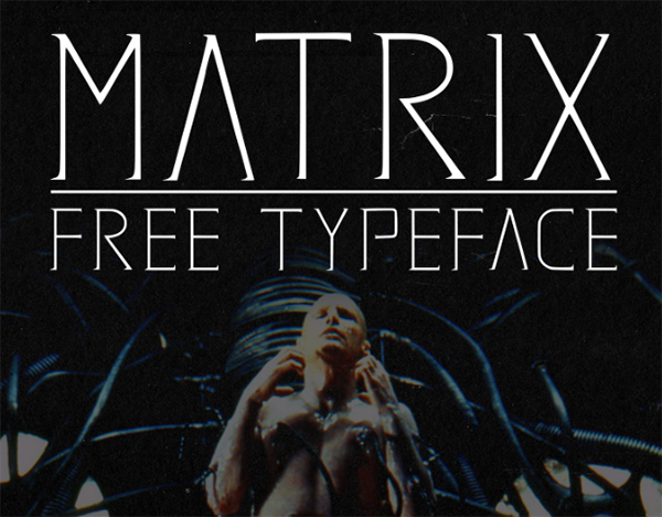 Matrix Free Font