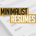 Post Thumbnail of 16+ Clean Minimalist Resume Templates