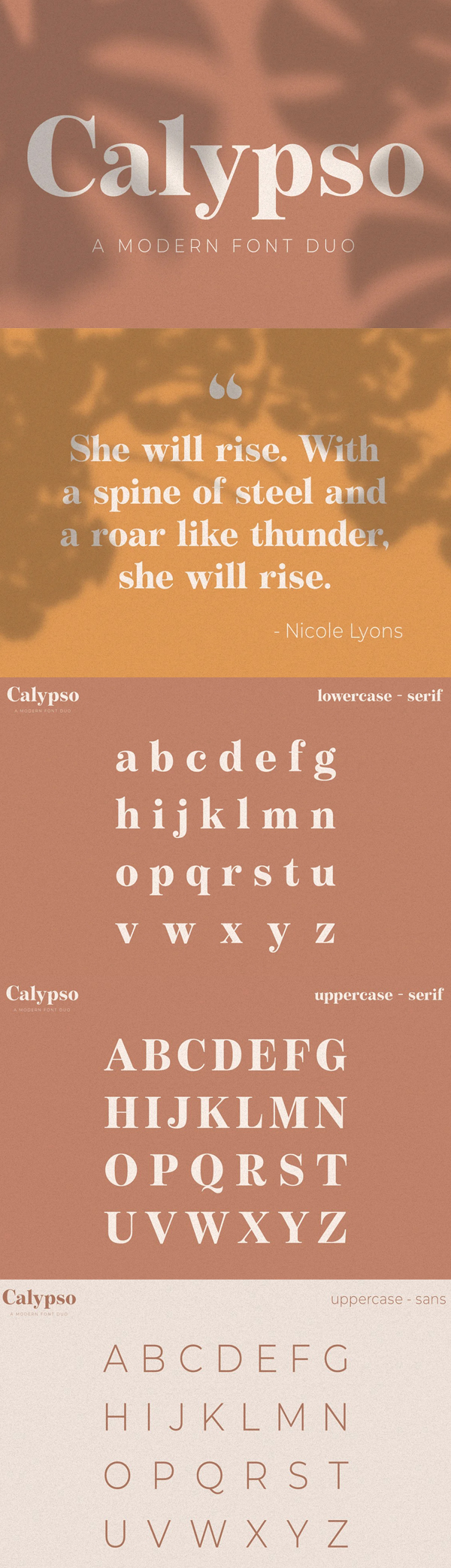 Calypso A Modern Font Duo
