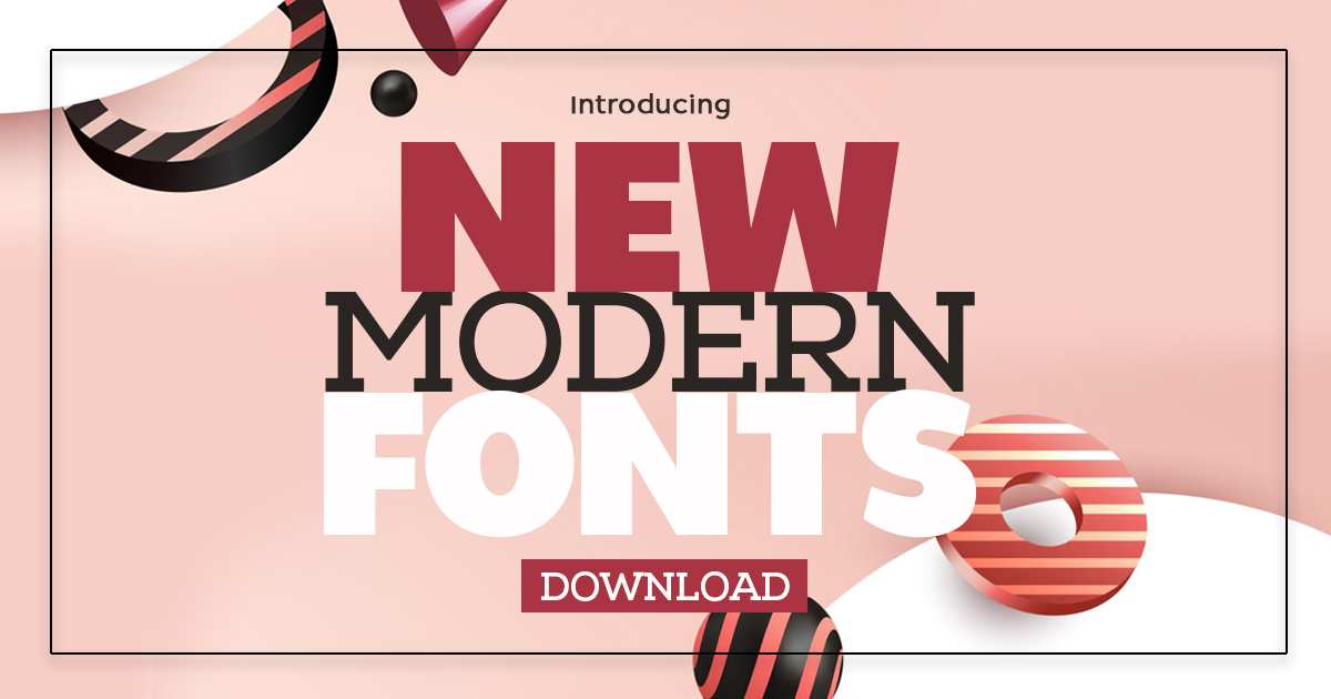 New Modern Fonts For Designers