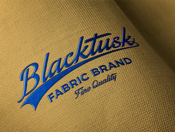 Embroidered Fabric Logo Mockup