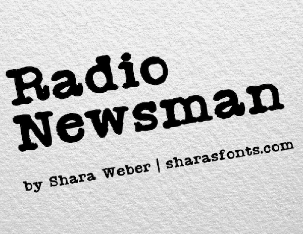 Radio Newsman Free Font