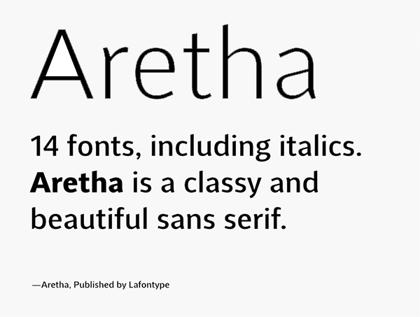 Aretha Logo Font Free Logo Font
