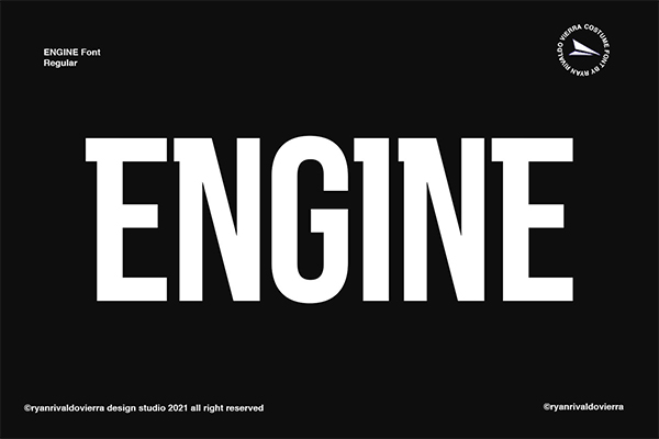 Engine Logo Font Free Logo Font