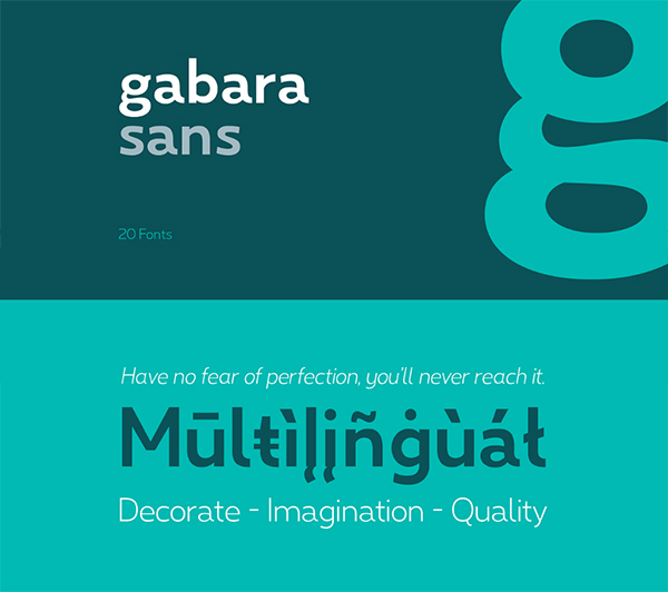 Gabara Logo Font Free Logo Font