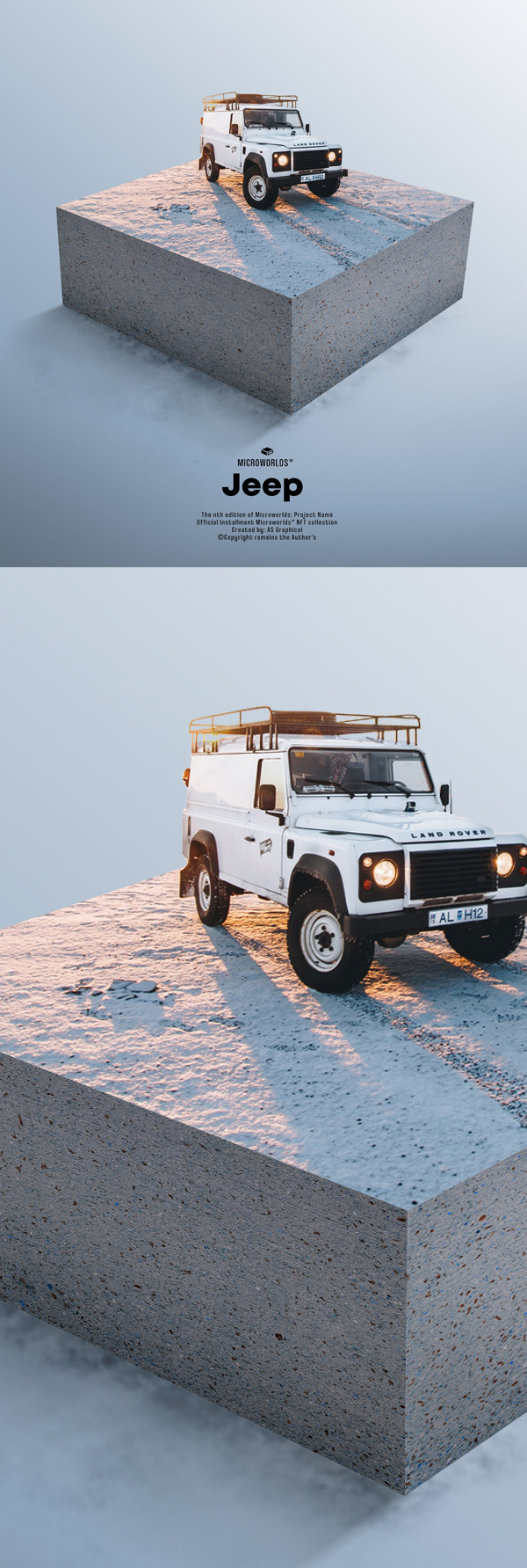 Learn How to Create Travel Jeep Photoshop Microworld in Photoshop