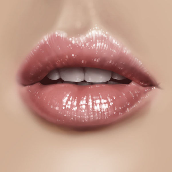 How to Draw Realistic Lips Step by Step In Photoshop