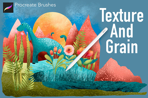 Texture and Grain Procreate Brushes