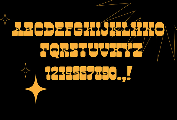 Psychedelic Cowboy Font