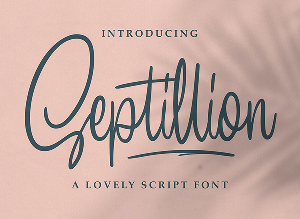 Septillion - Script Font