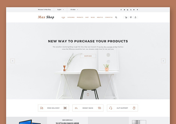 Max Shop - Ecommerce HTML Template