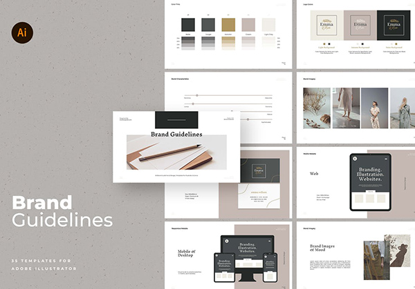 Vector Brand Guideline Templates