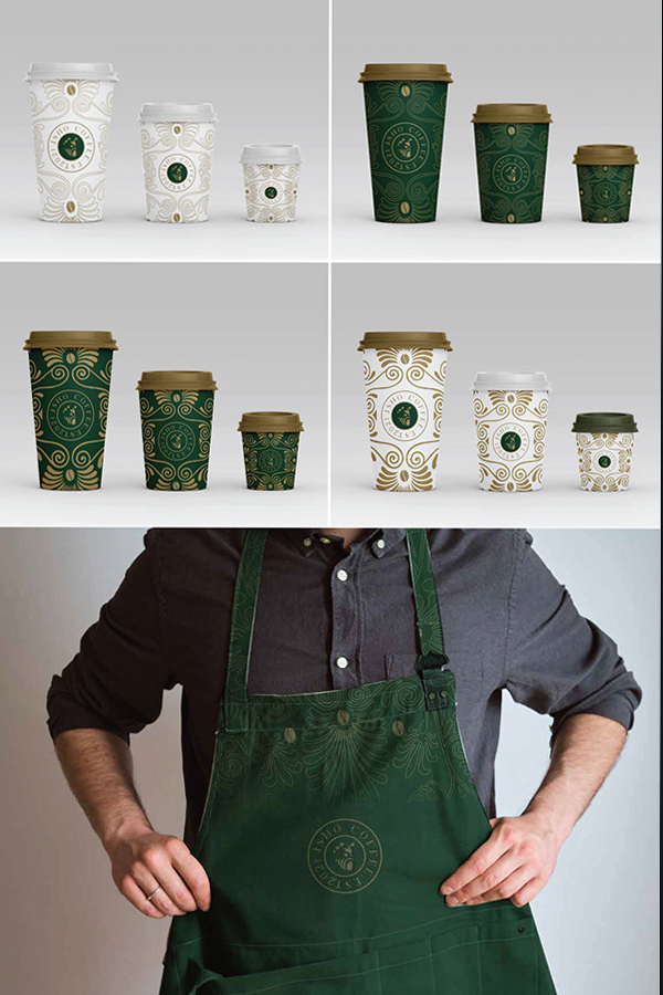 Isho Coffee Branding Stationery Designn