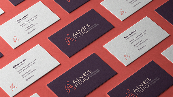 Alves Fisio | Brand Identity Business Card Design