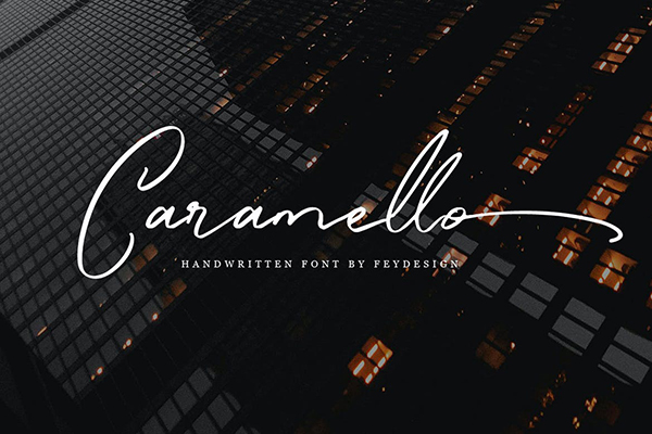 Caramello Handwritting Script Font