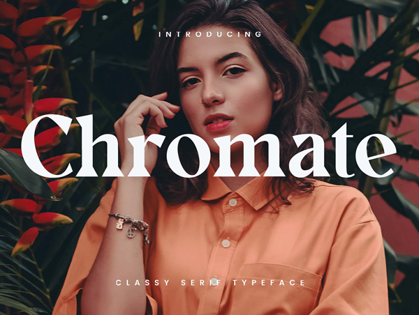 Chromate Free Font