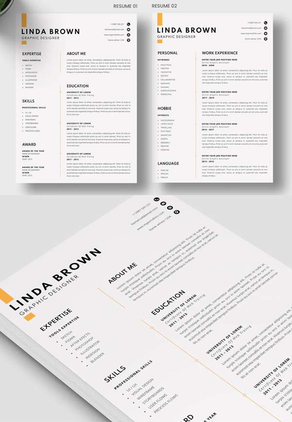 Awesome CV Resume Template
