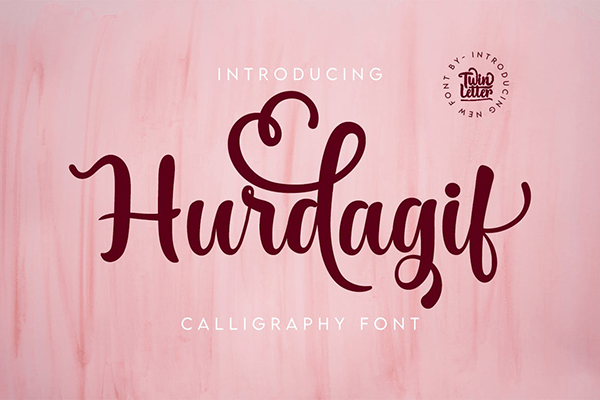 Hurdagif Calligraphy Font