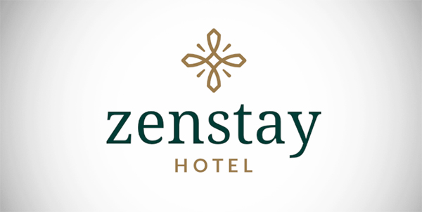 Zenstay Hotel - Brand Identity Logo Design