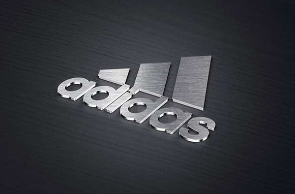 3D Metallic Logo Mockup